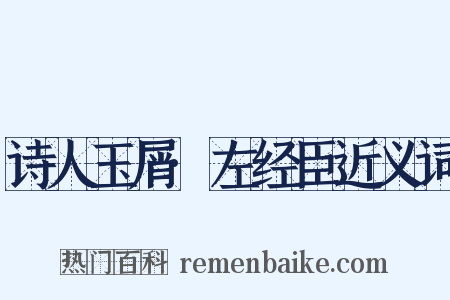 诗人玉屑·左经臣近义词是什么意思的图片